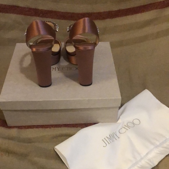 AUTHENTIC JIMMY CHOO - SANTINA 125 PLATFORM - Picture 3 of 5